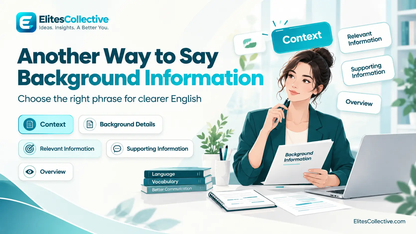 another way to say background information