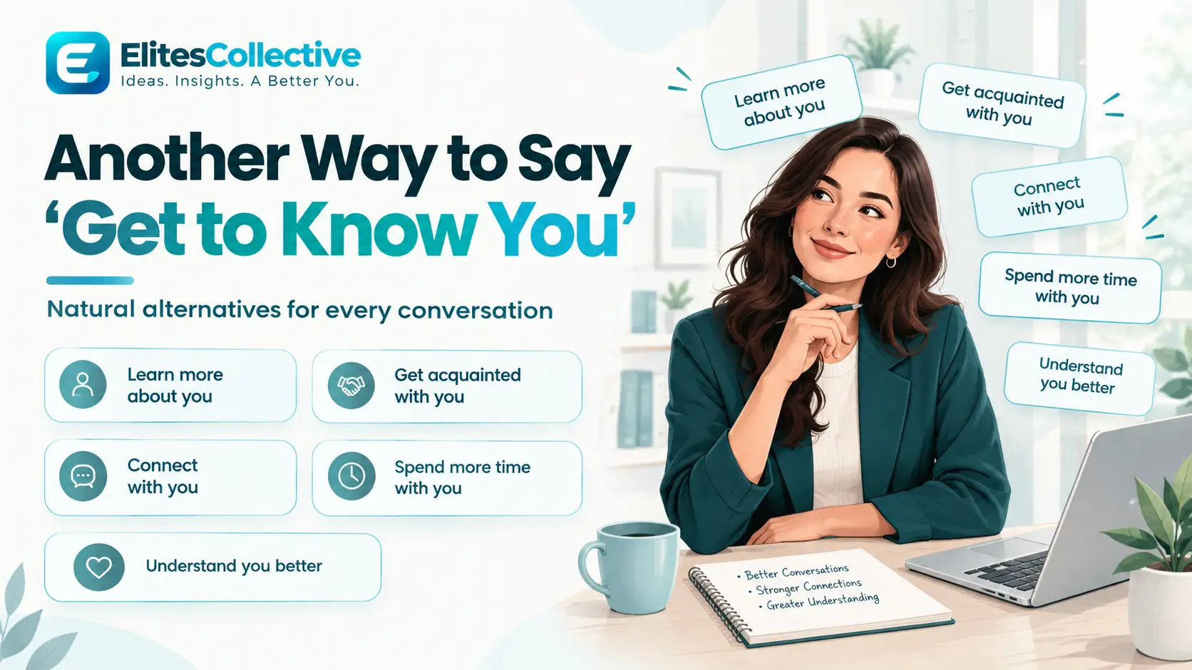 another way to say get to know you