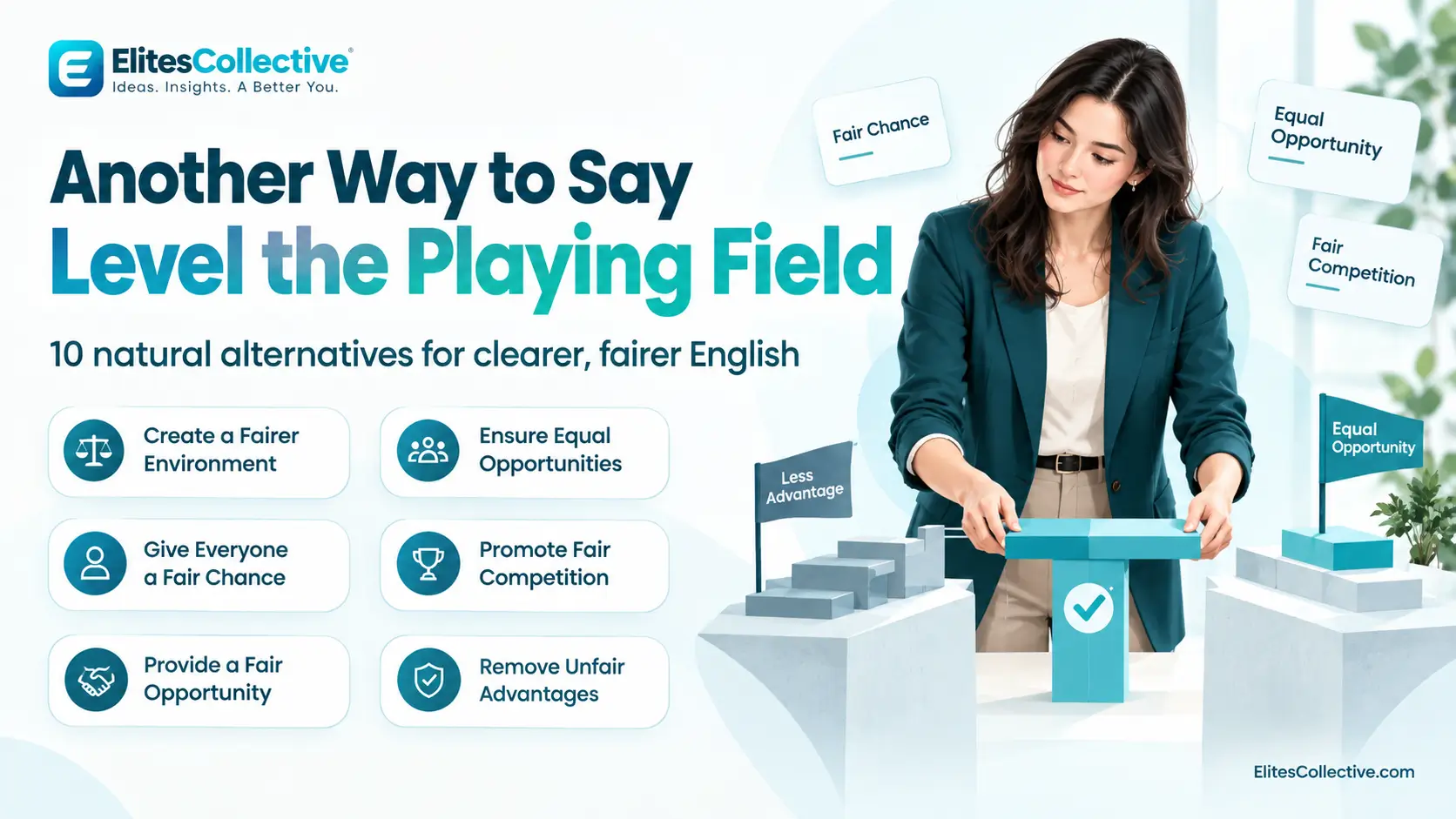 another way to say level the playing field