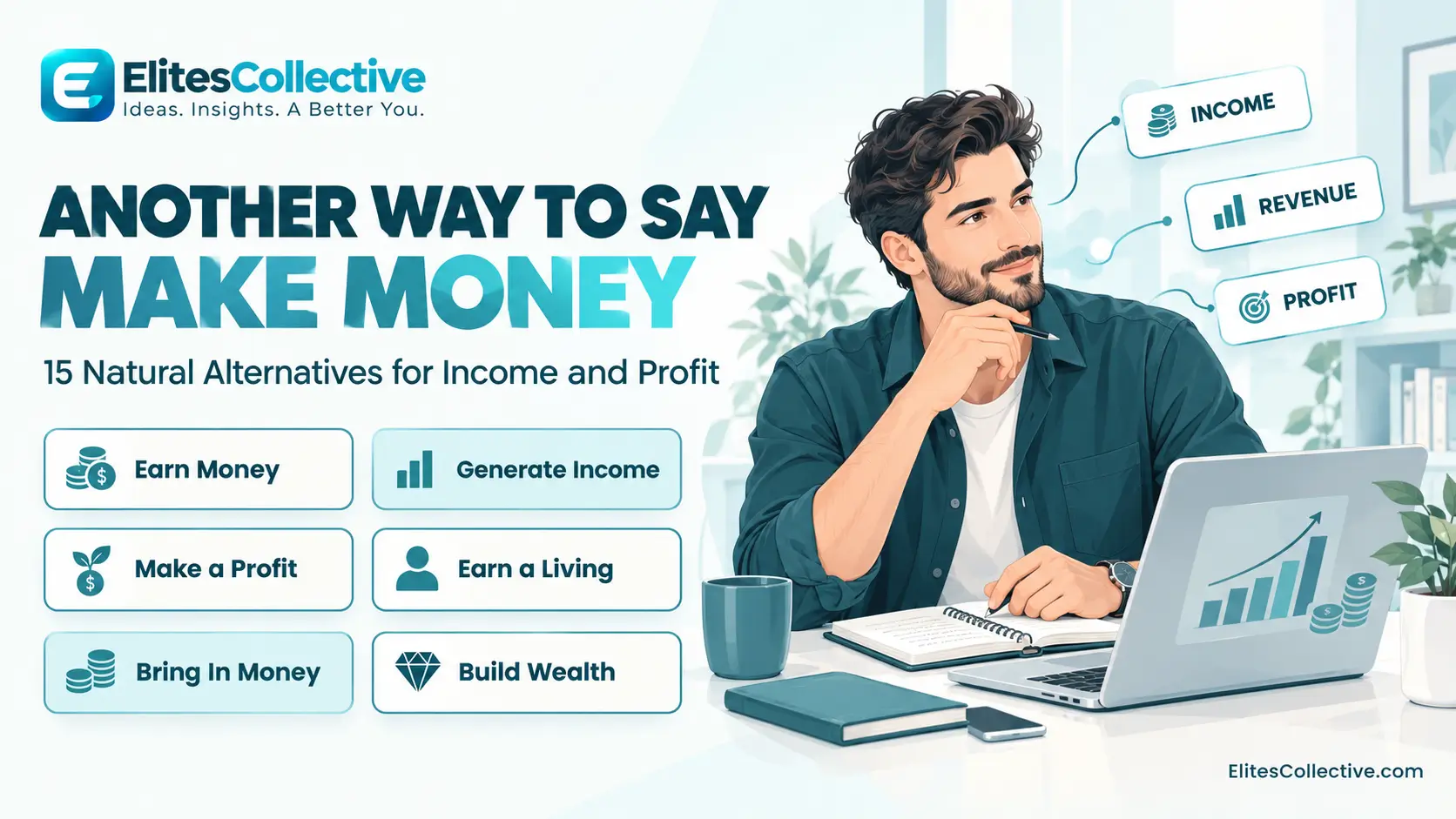 another way to say make money
